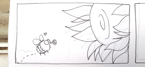 Linda Merkel Pummel die Hummel Skizzen