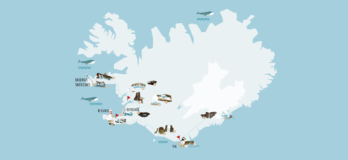 Linda Merkel Map of Iceland