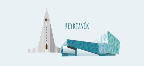 Linda Merkel Map of Iceland Reykjavik