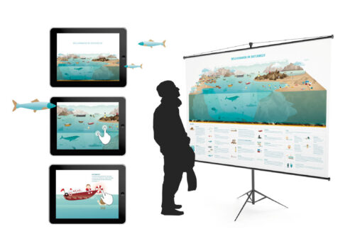 Linda Merkel Datenmeer Infografik Grafik