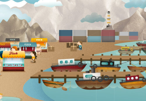 Linda Merkel Datenmeer Infografik Grafik Thesis