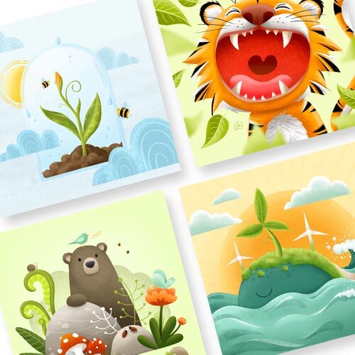 Illustrations for trees teaser