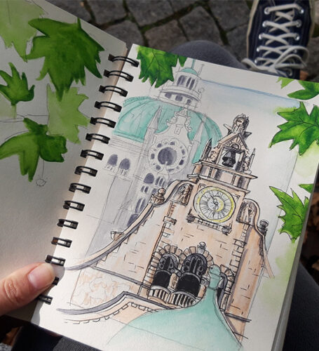 Linda Merkel Skizzenbücher