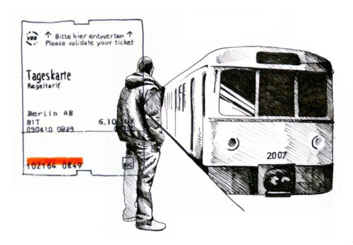 Linda Merkel Berlin Porträts Illustration