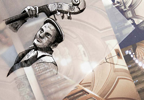 Linda Merkel Berlin Porträts Illustration