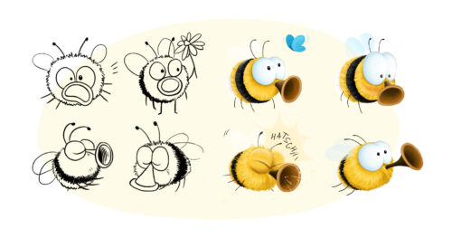 Illustration, Kinderbuch, Projekte, Portfolio