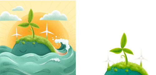 Linda Merkel Our Planet Illustration Challenge