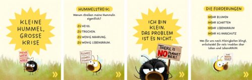 Hummelstreik Hummeln Protest Klimastreik